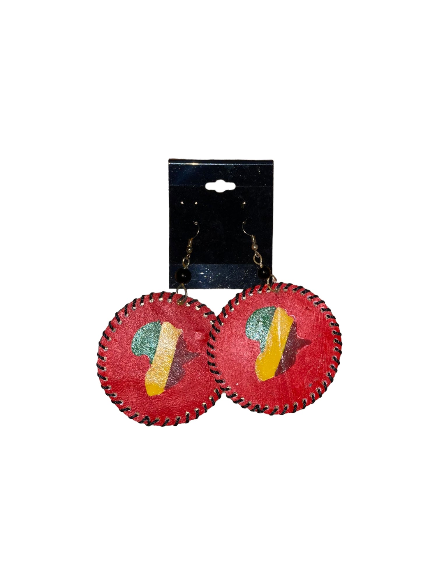 Africa Leather Earrings