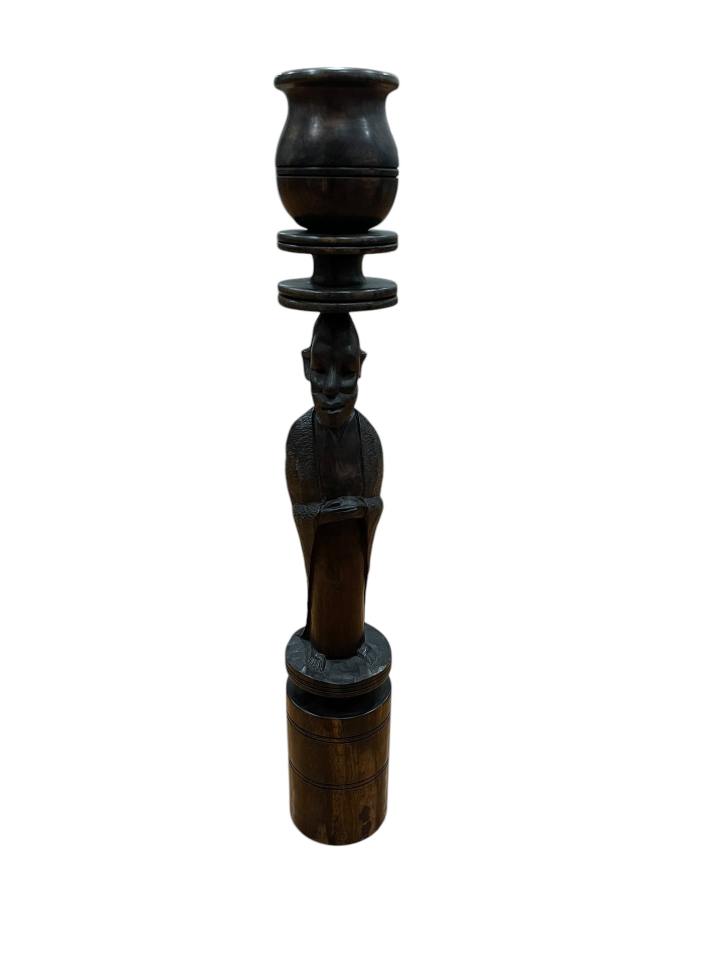 African Candle Holder