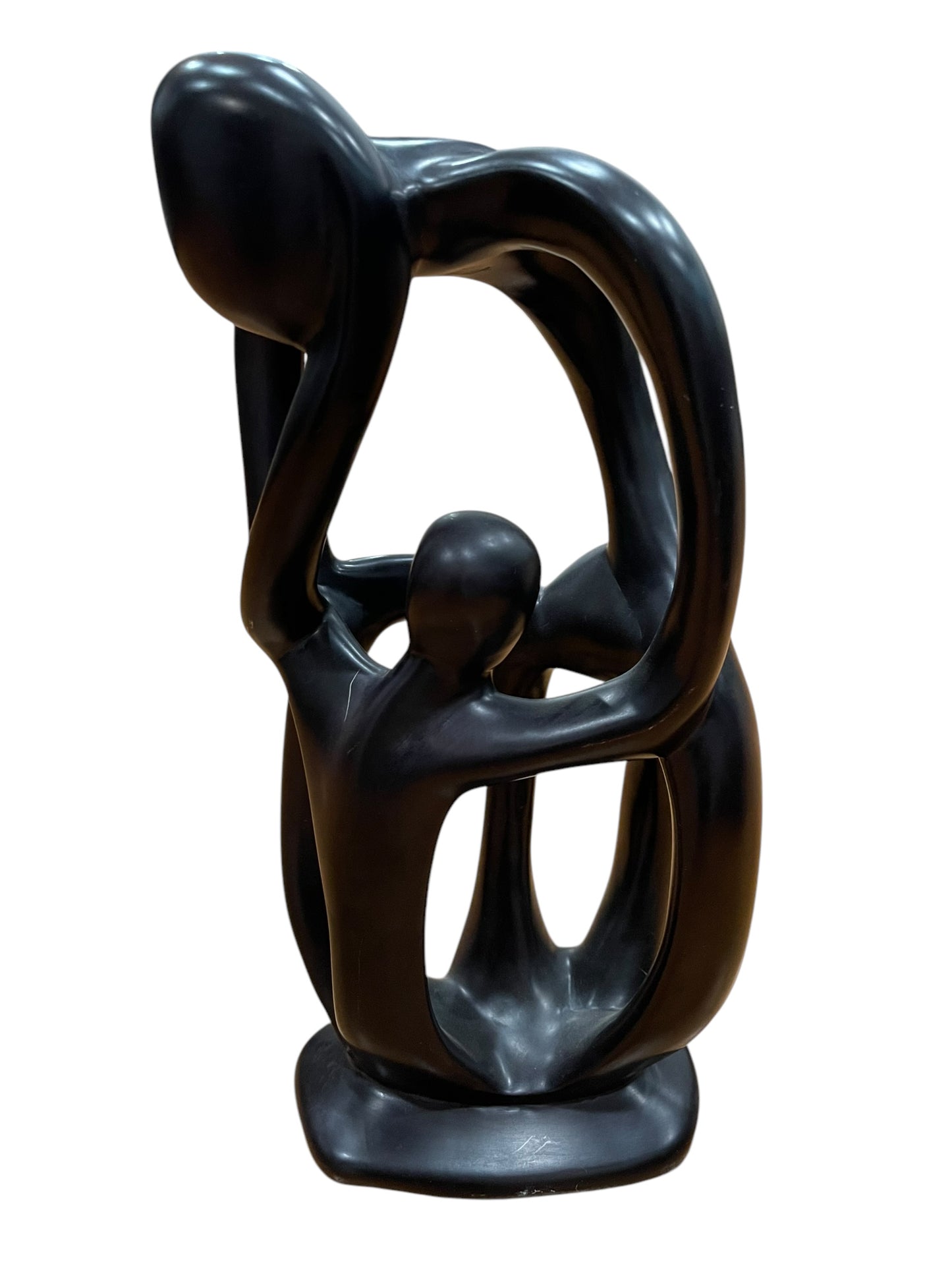 African Soapstone Family Of 3
