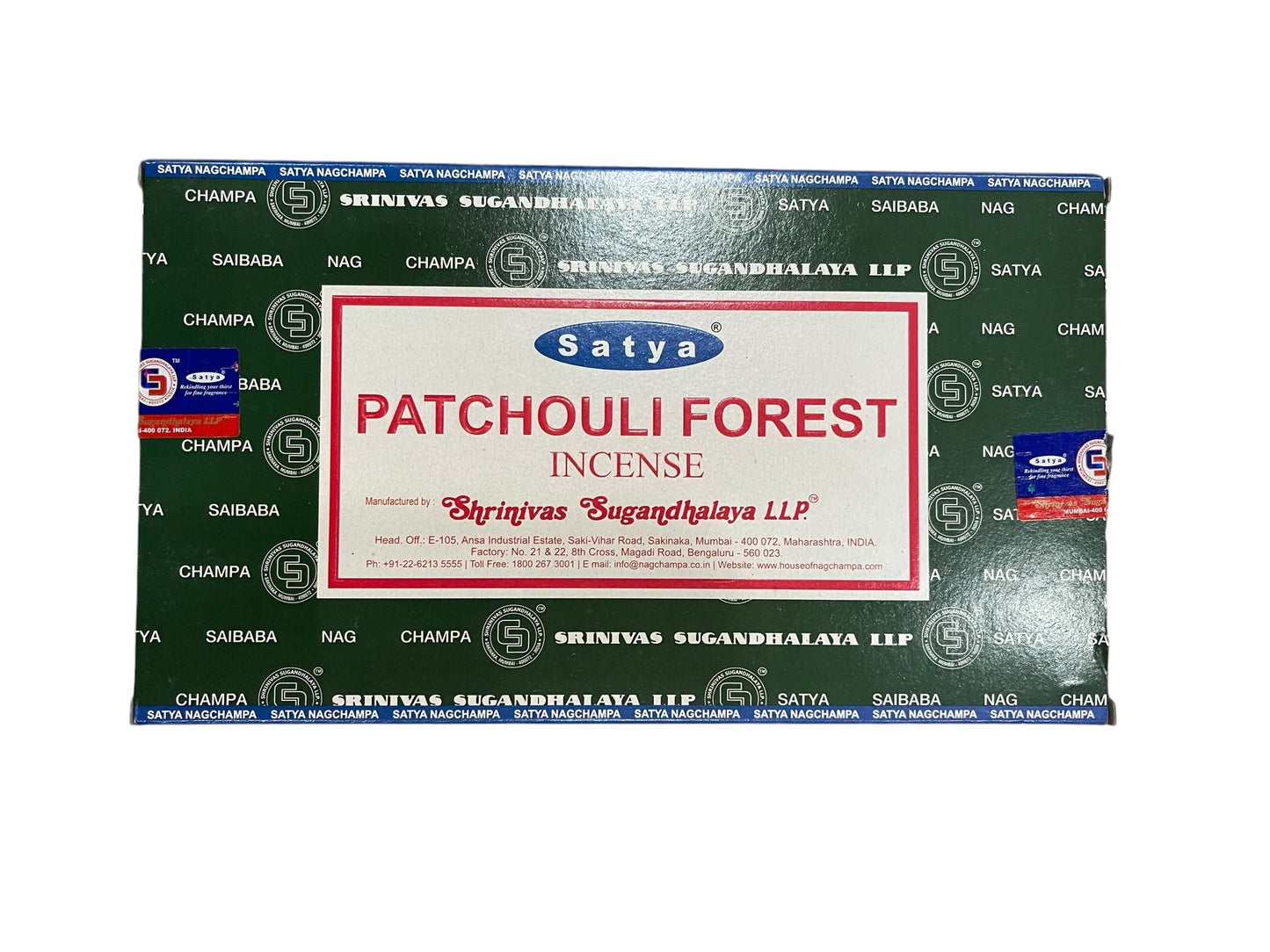 Patchouli Incense /Packs Of 12