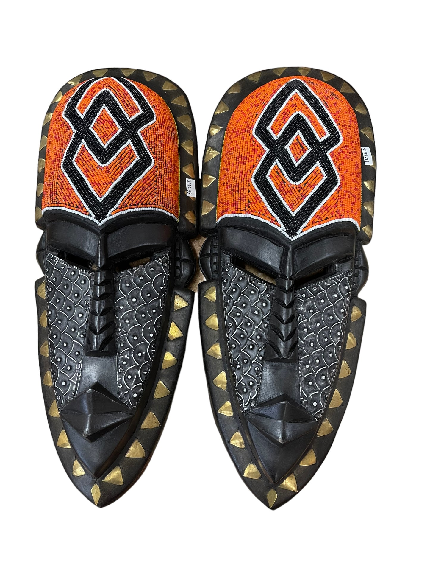 African Beaded Ashanti Ghana Masks