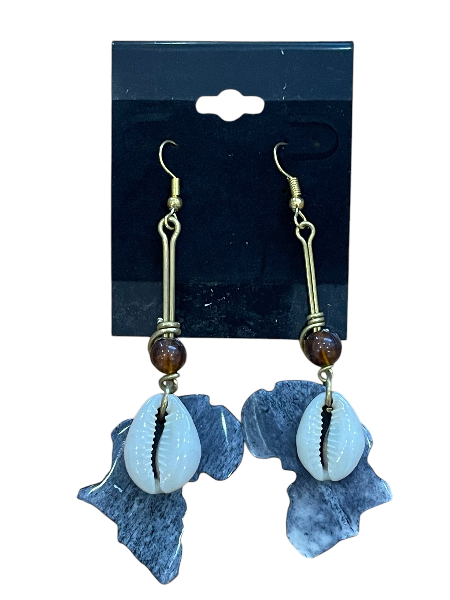 African Bone Earrings