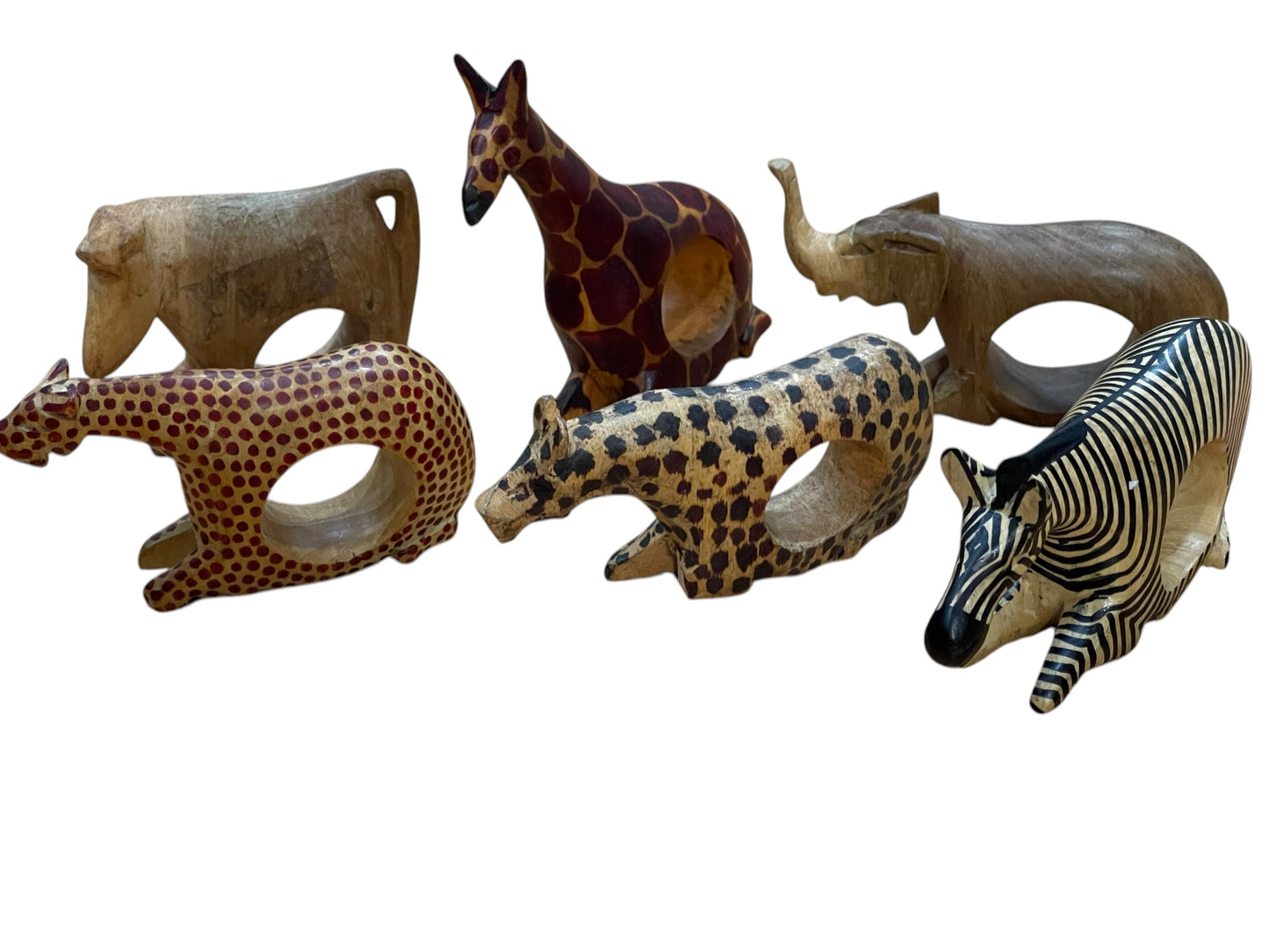 Wooden Animals Napkin Holders
