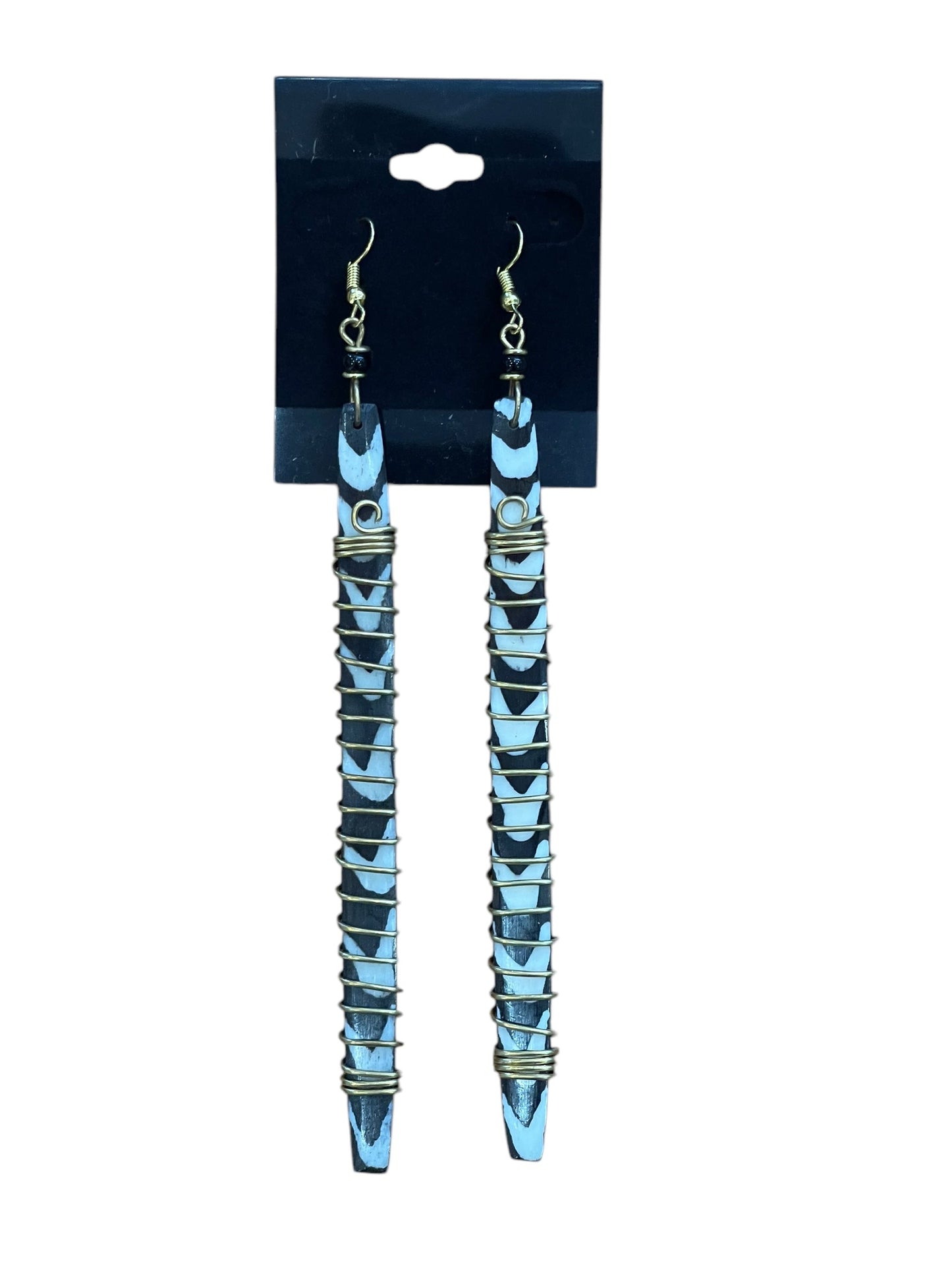 African Bone Earrings