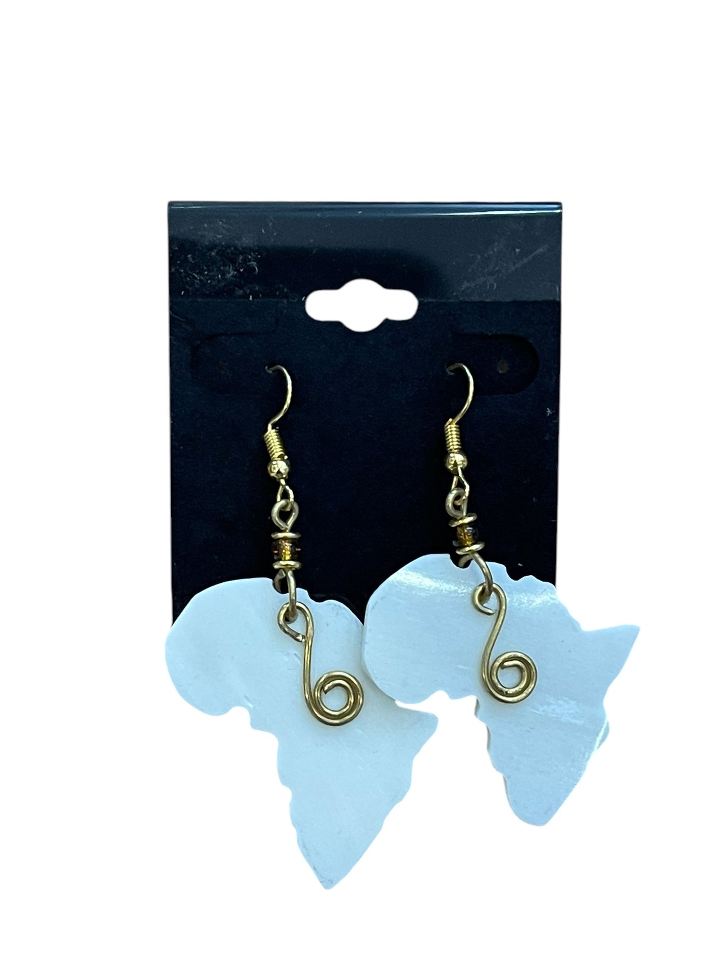 African Bone Earrings