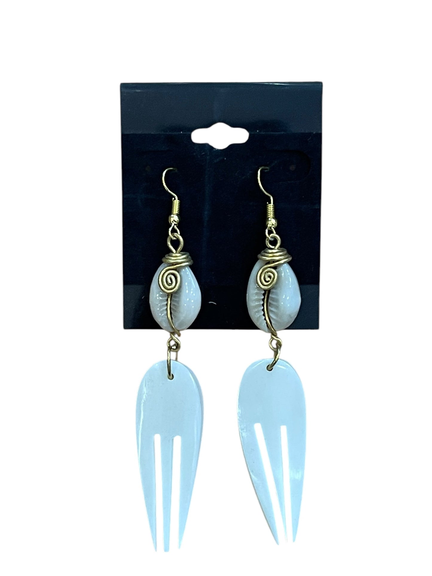 African Bone Earrings