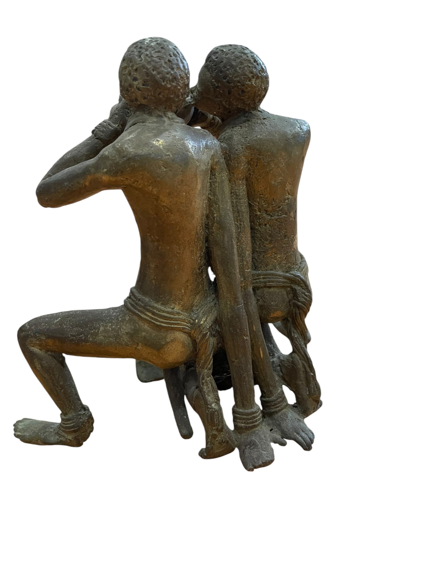 African Bronze Couple