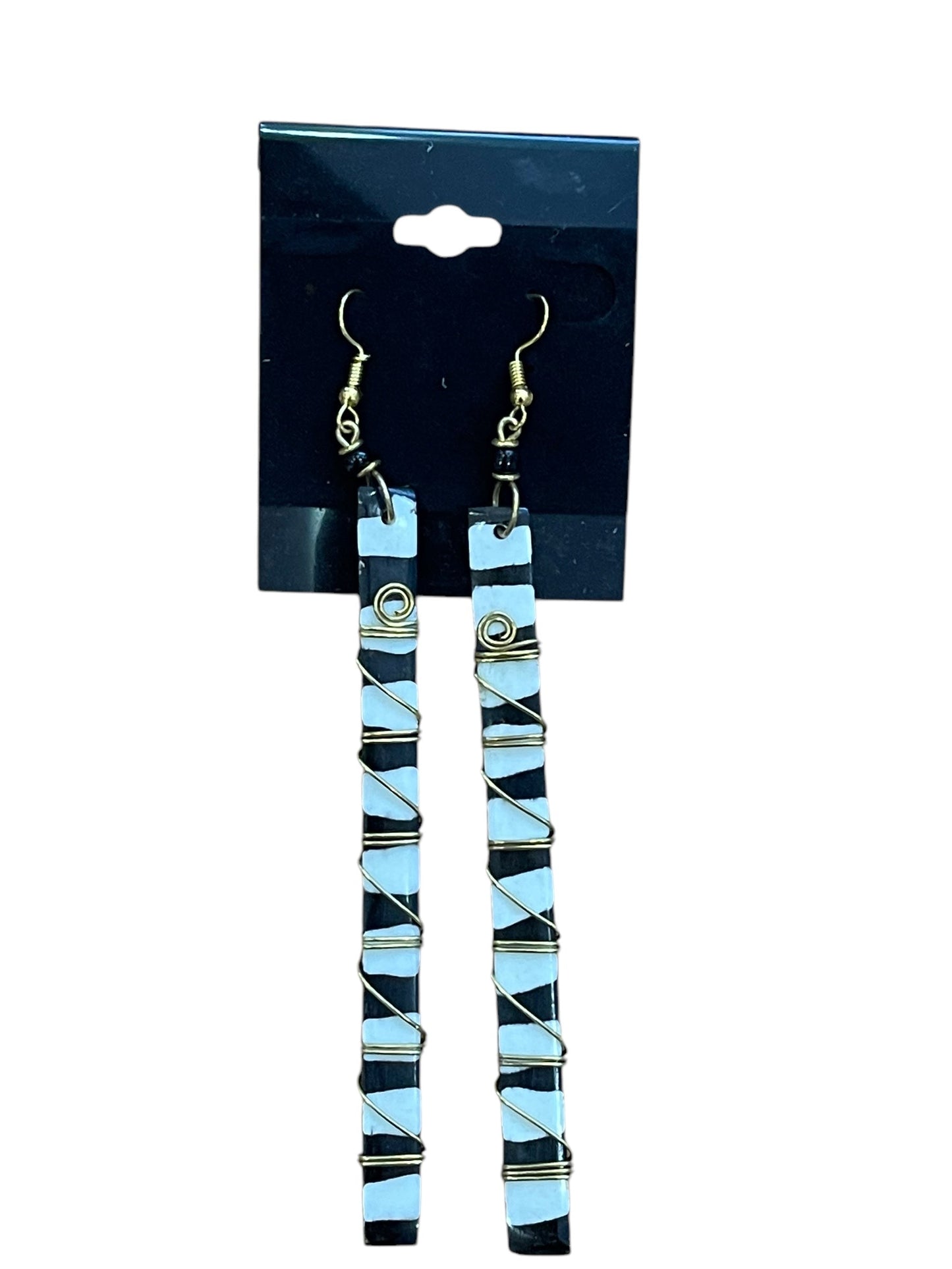 African Bone Earrings