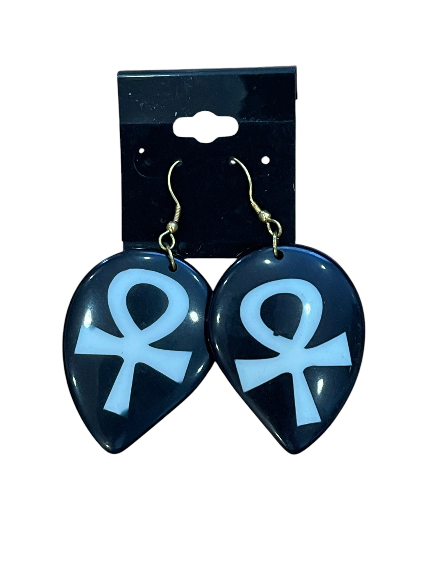 Ankh Bone Earrings