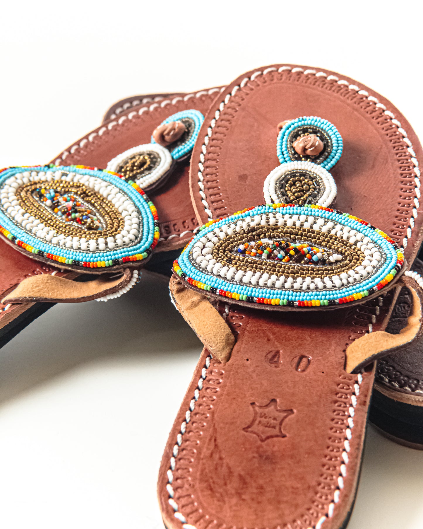 Massai Beaded Sandal