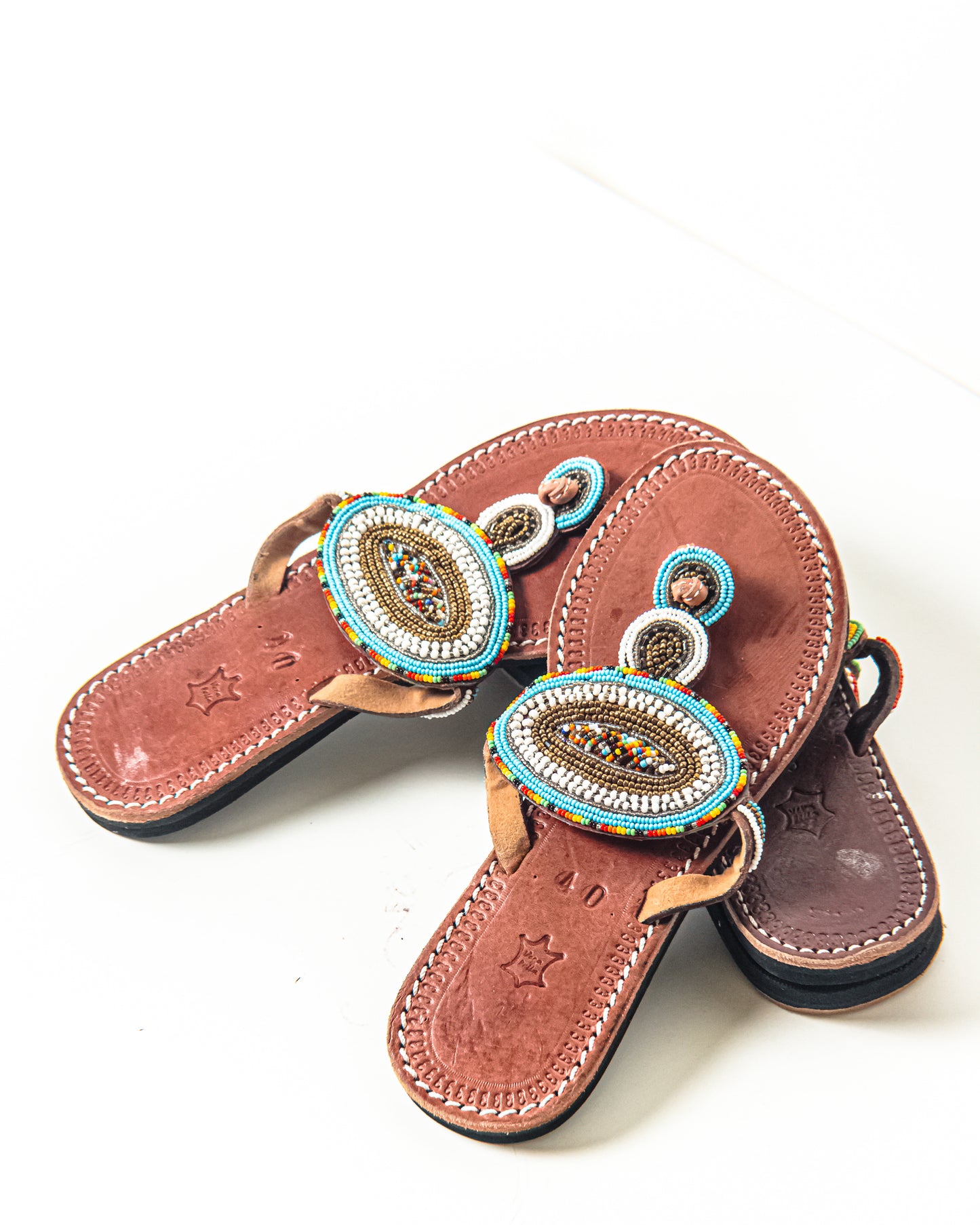 Massai Beaded Sandal