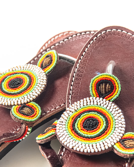 Massai Beaded Sandal