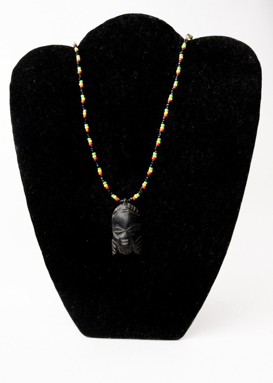 African Rasta Bone Necklace