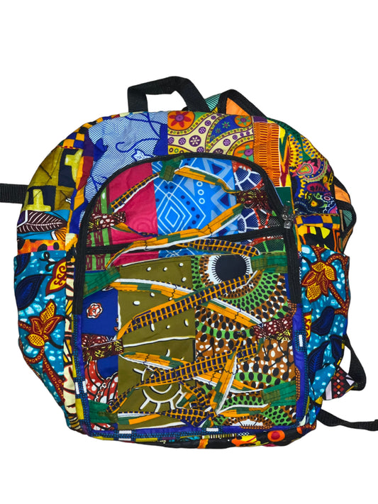 African Ankara Backpack