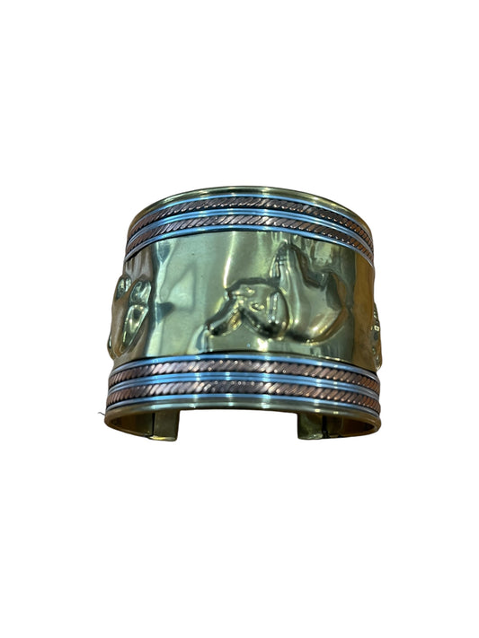 Elephant Silver Cuff