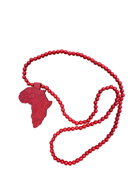 Wooden African Necklace