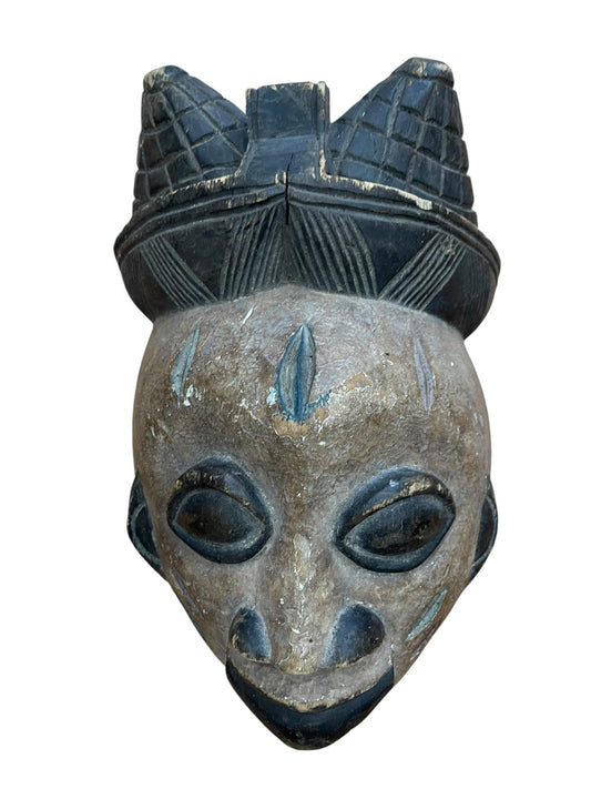 Punu Tribe White Mask