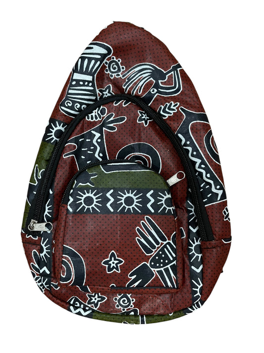 African Print Mini Backpacks