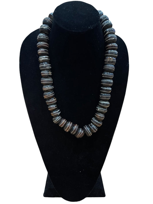 African Bone Beaded Necklace