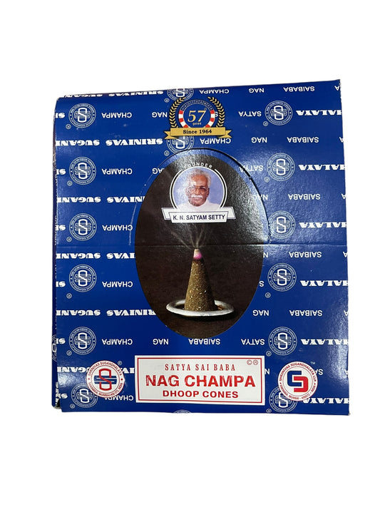 Nag Champa Incense/Cones 12 Packs