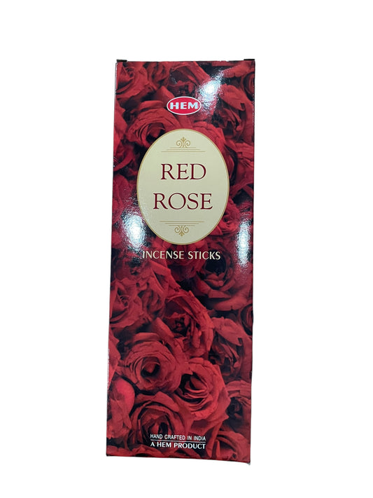 Red Rose Incense/ Packs Of 6