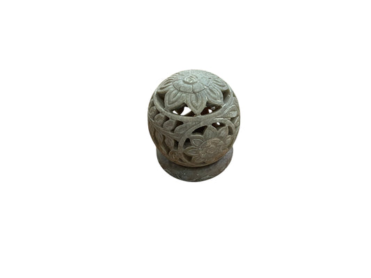 Soapstone Candle Holder