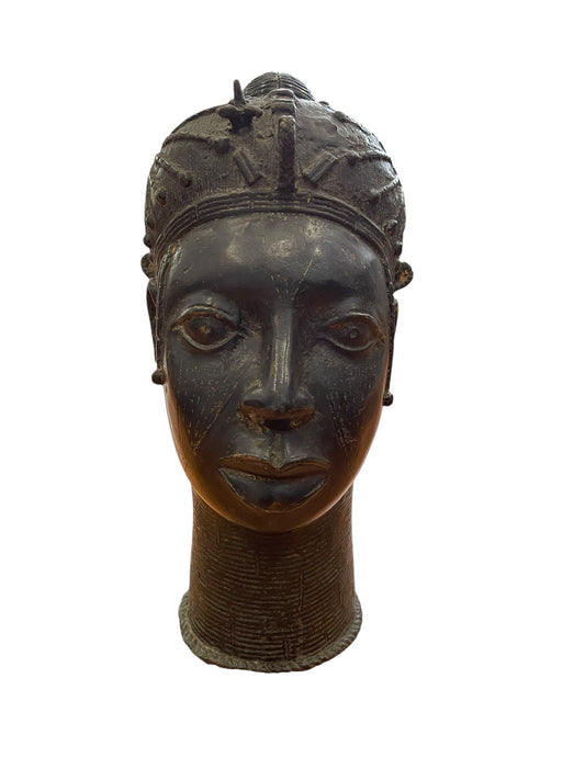 African Bronze Head