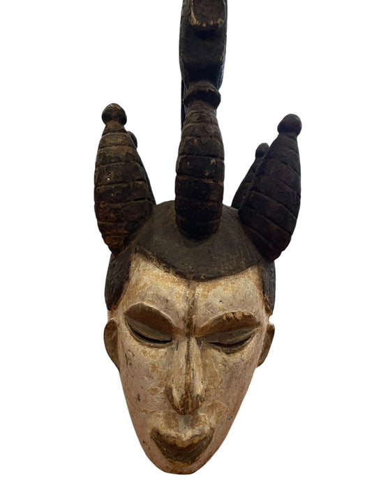 African Horn Head Mask