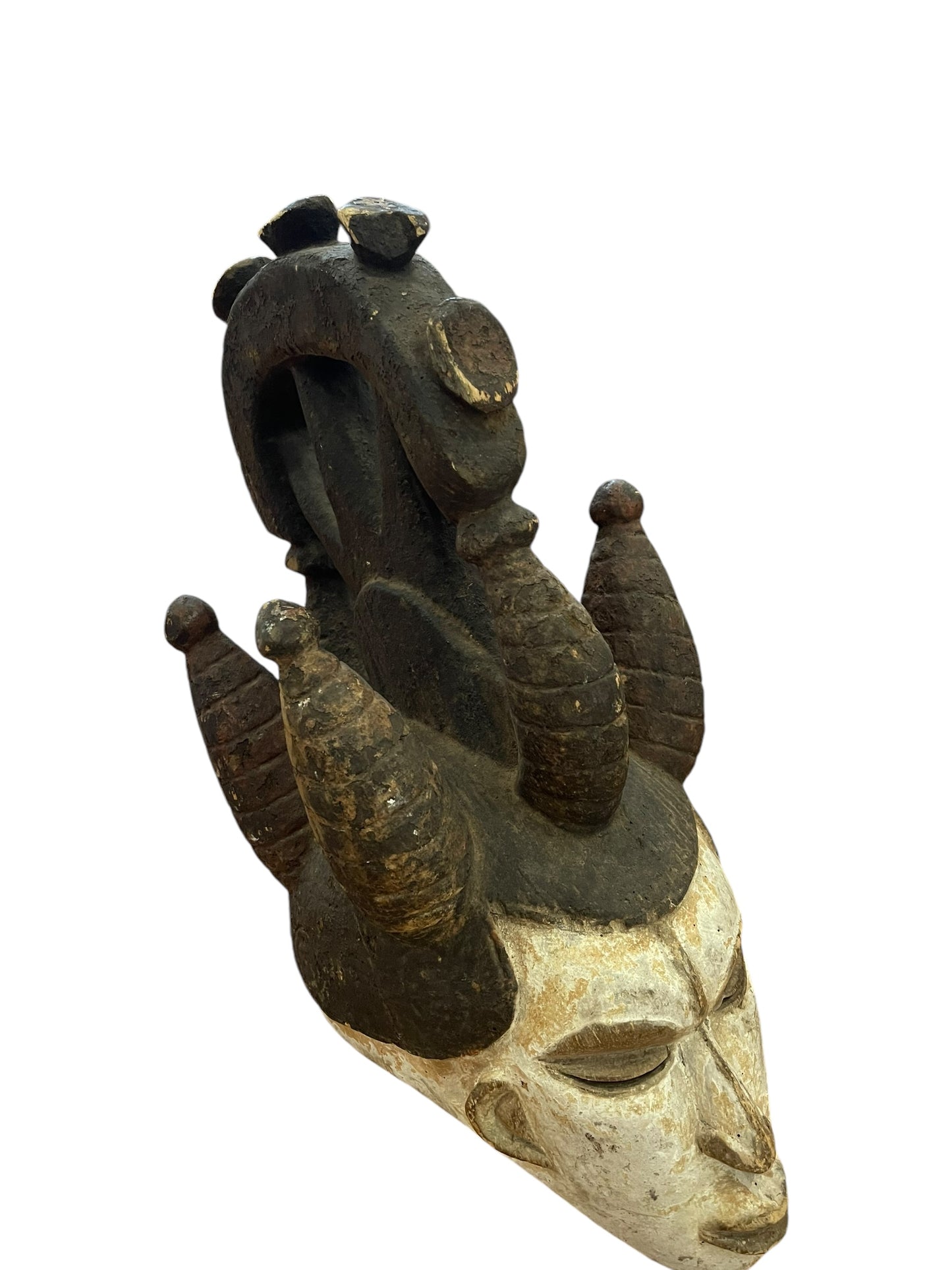 African Horn Head Mask