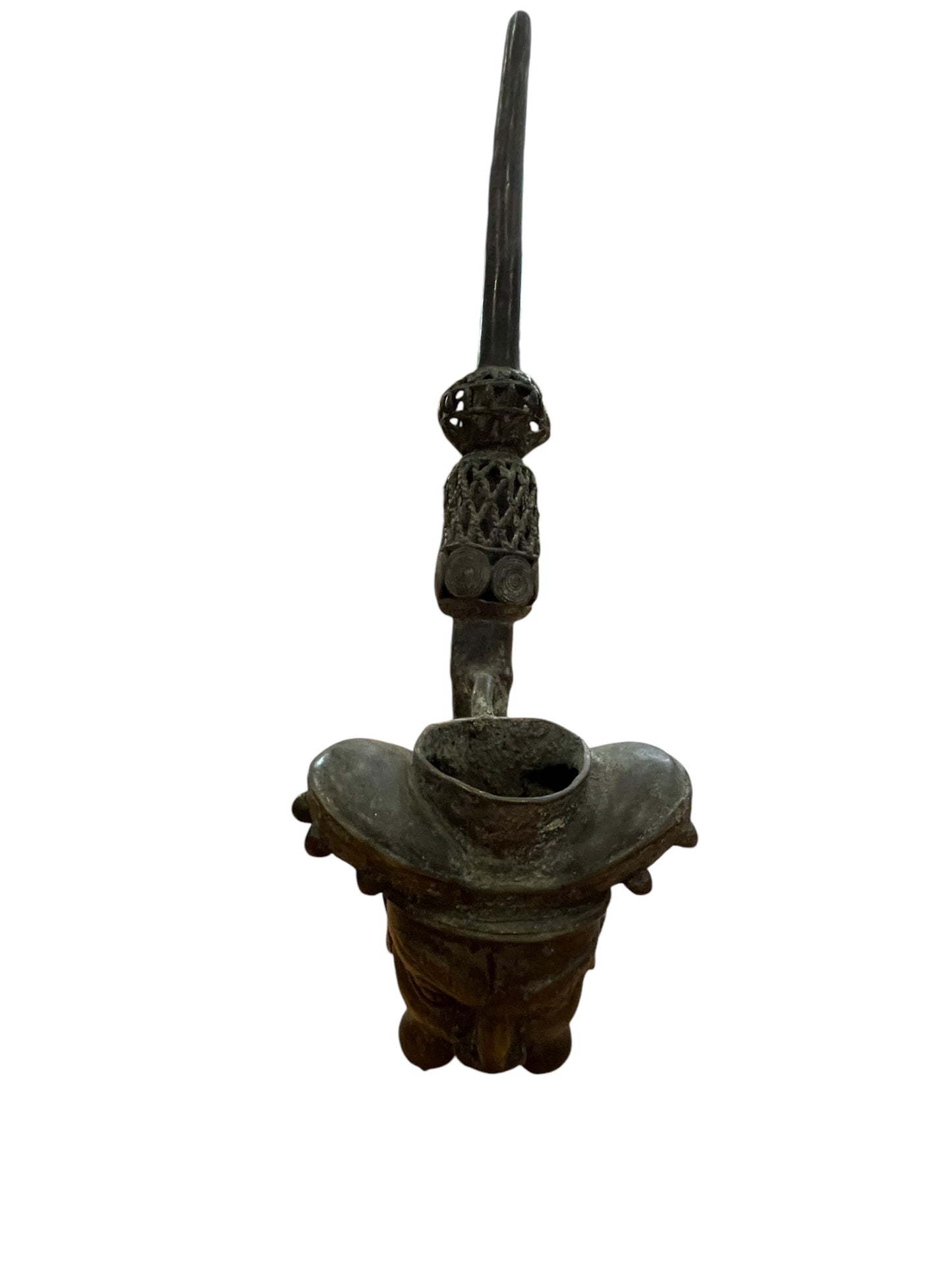 African Bronze Pipe