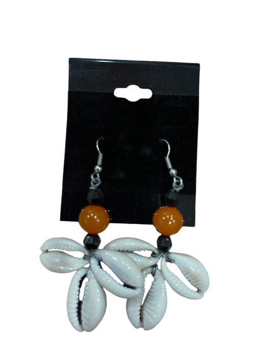 African Cowries Shells Earrings