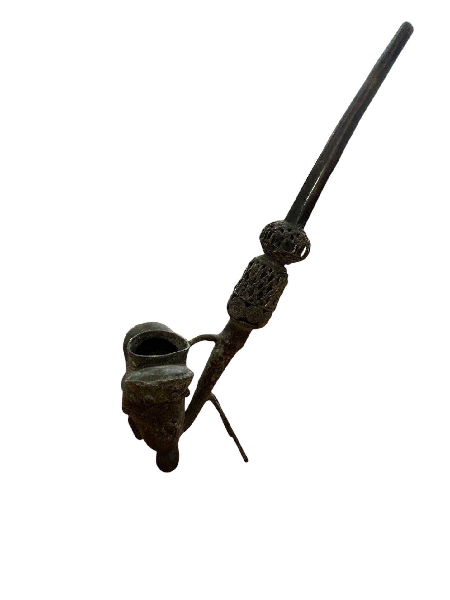 African Bronze Pipe