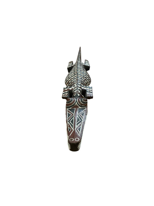 African Crocodile Wall Mask